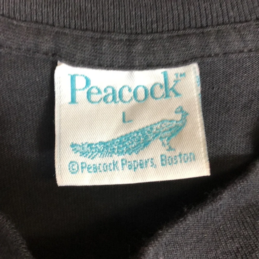 Vintage‎ Peacock Papers “This is my costume“ Halloween Short Sleeve Shirt size L